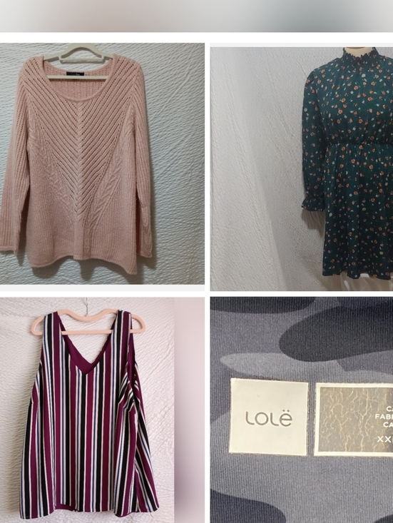 Lole Sweaters - 4pcs XXL Bundle - Lole, Reversible, Floral Dress, Knitted Sweater